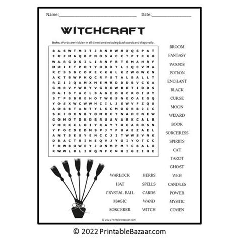 Witchcraft word seek